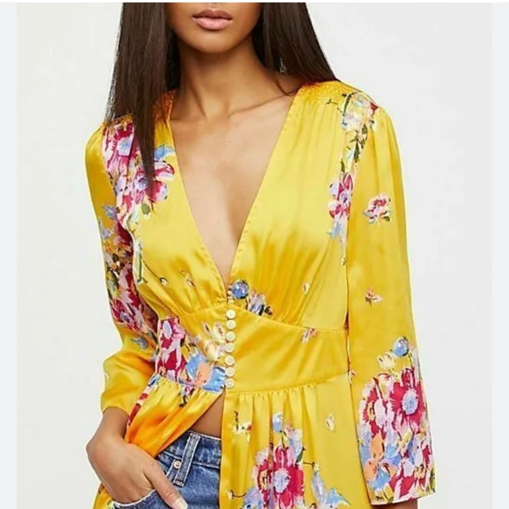 Free people Alexa floral duster